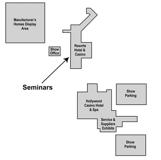 Tunica Show Map - Tunica Manufactured Housing Show